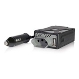 Adaptador De Tomada De 12v Para 220v Usb Carro Multilaser