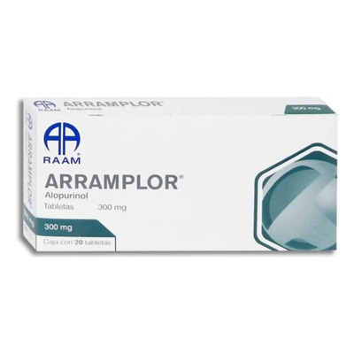 Alopurinol 300 Mg Arramplor Caja Con 20 Tabletas | MercadoLibre