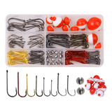 Kit Accesorios D/pesca Jshanmei Ganchos Cebo+aberdeen 215pcs