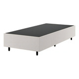 Base De Cama Box Solteiro Zeus Linho Amêndoa 26784 - Vian