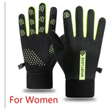 Guantes Mujer Ciclismo Térmicos Impermeables Mtb Ruta Touch