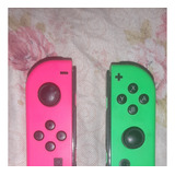 Joy Con Nintendo Switch  Verde Neón Rosa Neon 