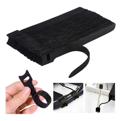 60 Pzs Cincho Suja Cables, Organizador Cables Reutlizable | MercadoLibre
