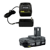 Kit De Cargador Ryobi P118b, 18v, Con Batería De 1.5ah