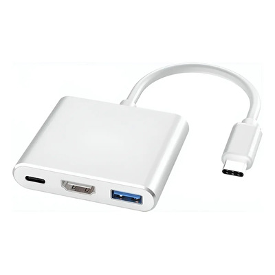Adaptador Usb C A Hdmi, 3 En 1 Adaptador Tipo C Hub | Envío gratis