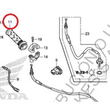 Manopla Puño Derecho Honda Biz 125 - Power Bikes