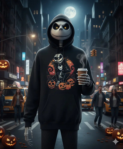 Sudadera Hoodie Jack Skellington Halloween Calabaza + Regalo