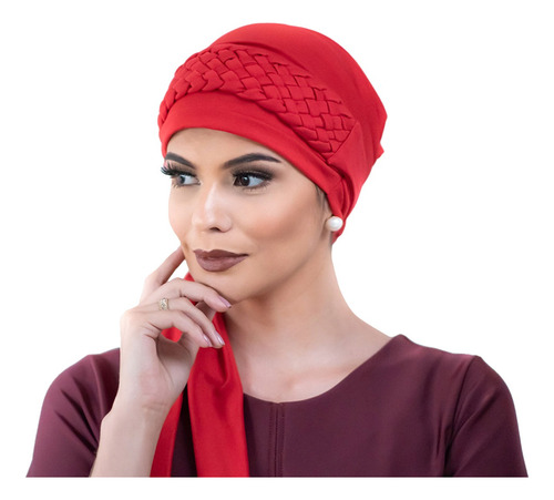 Turbante Na Cor Desejada+ Trança Na Cor Desejada:quimio