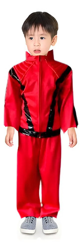 Disfraz Inspirado Michael Jackson Thriller Niños Halloween Accesorio Dia De Muertos Personaje Terror Fiesta Noviembre