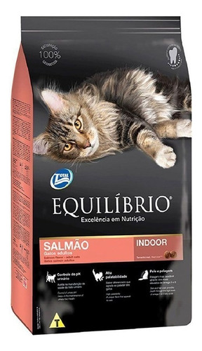 Alimento Equilibrio Gatos Salmón Indoor 1.5kg. Np