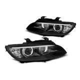 Bmw 335i Sedan Faros Delanteros Bi-xenon Ojo De Angel