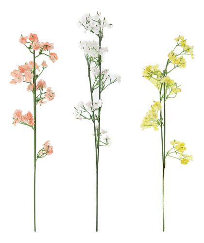 Flores Artificiales En Vara De Gypsophila ¡x20 Unidades!