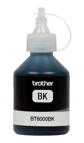 Botella De Tinta Brother Original Bt6001bk Negro