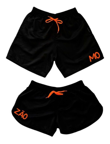 Kit 2 Shorts Tactel Mozao Moda Praia Verao Estampado Bermuda