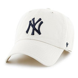Mlb New York Yankees Men's '47 Brand Clean Up Cap, Natural,