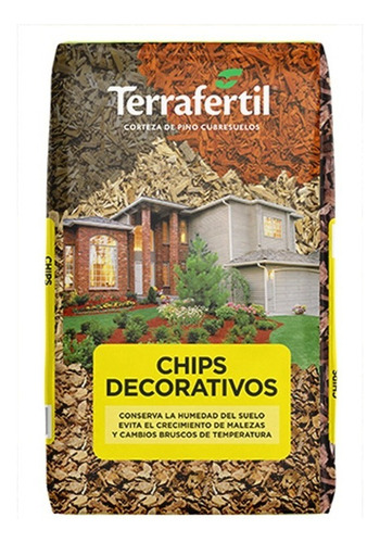 Chips Decorativos Corteza De Pino 5 Litros - Plan-t