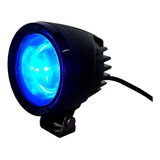 Faro Led Flecha Azul Seguridad Montacargas 12v A 36v