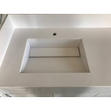 Mesada Silestone Blanco Norte Con Bacha Integrada 