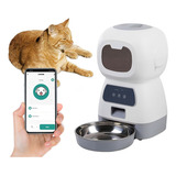 Comedouro Alimentador Automático Cães Gatos Pet Auto Wi-fi