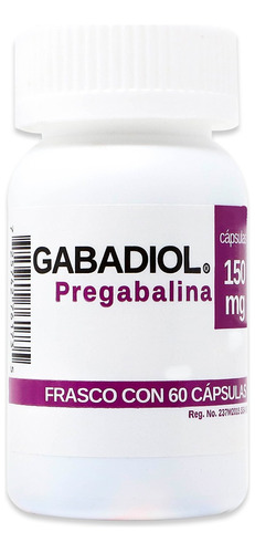 Gabadiol Pregabalina 60 Cápsulas 150 Mg Sbl