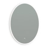Espejo Ovalado Baño 70x50 Luz Led Moderna Borde Pulido