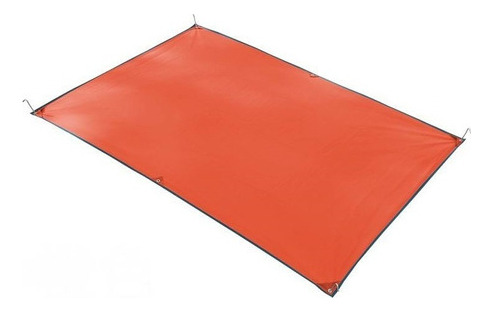 Lona Impermeable Carpa Toldo Camping Naturehike 2,15 X 1,50m Color Naranja