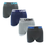 Pack 6 Boxers Short Corto Hombre. Marca Qikun Sin Diseño