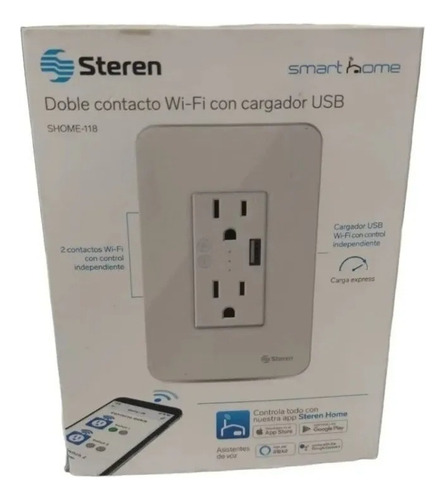 Toma Corriente Doble Contacto Wifi 1 Puerto Conector Usb