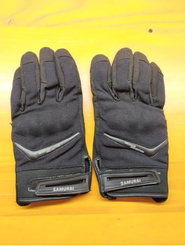 Guantes Moto Cortos Samurai Warrior Tessen Negro Touch