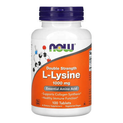 L-Lisina 1000 mg 100 comprimidos AGORA | Frete grátis