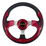 Volante Esportivo Tuning Vermelho 12 Buzina Momo Italy 5311