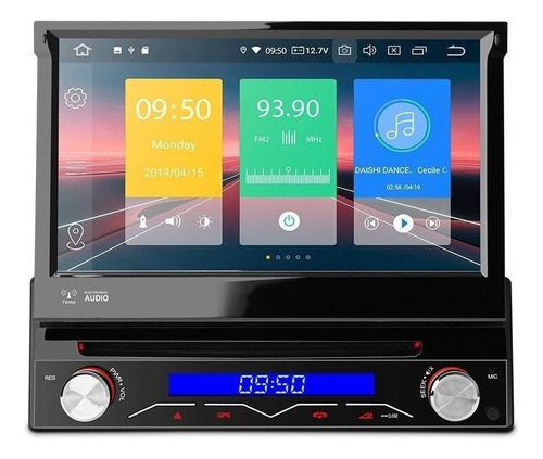 Estereo Android 9.0 1 Din Nissan Ford Honda Dvd Gps Wifi