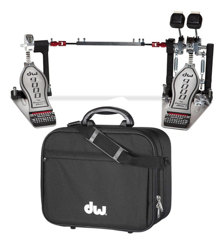 Doble Pedal Dw Serie 9000 Para Bombo Con Funda Incluida