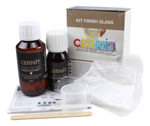 Kit Resina De Cernit Finish Glass. Epoxi 2 Componentes
