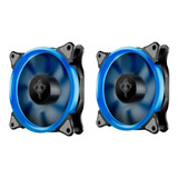 Kit Ventilador Yeyian Typhoon Led Azul 120mm 