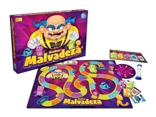 Jogo De Tabuleiro Infantil Senhor Malvadeza - Pais E Filhos