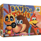 Banjo Tooie N64 Físico En Caja Con Manual Caja De Acrílico