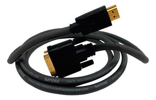 Cable Hdmi A Dvi Philips Pc Pantalla Proyector Video 2m 1080