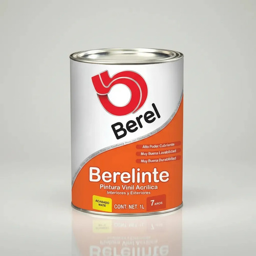 Litro De Pintura Vinílica Berelinte 7 Años