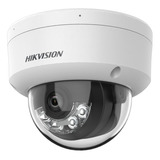 Cámara Ip Antivandalica Hikvision Con Micrófono Color Blanco