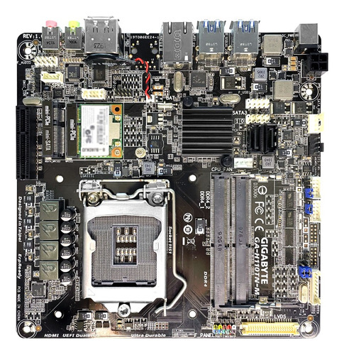 Mother Gigabyte Ga-h110tn-m Lga 1151 Ddr4 Com Placa Wireless