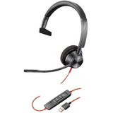 Plantronics Blackwire 3320  Bw3320 Usb-a Adaptador Y Tarjeta