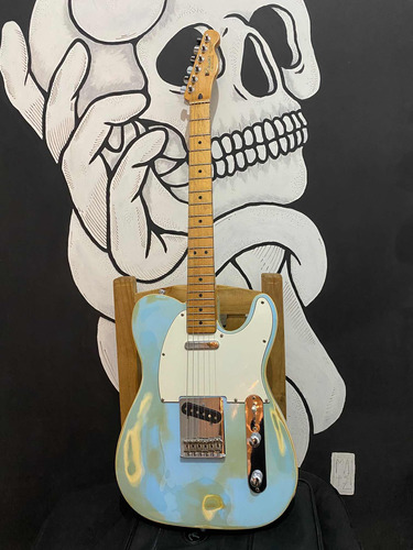 Fender Telecaster Partcaster Mij Daphne Blue Relic