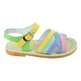 Sandalia Miami 6655 Hueso Multicolor | Talla 17.5 - 21.5