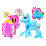 Set Pony Unicornio Beauty Horse Mas Accesorios Juguete