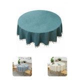 Mesa Redonda Mat Elegante Mantel Redondo Para Mesa De Comedo