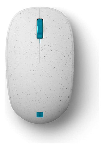 Mouse Microsoft Ocean Plastic I38-00019 Branco Pontilhado