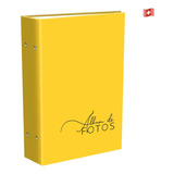 Album Grande Para 500 Fotos 10x15 Amarelo-lightning Fosco
