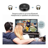 Transmisor De Audio Bluetooth Tv Notebook Con 2 Auriculares