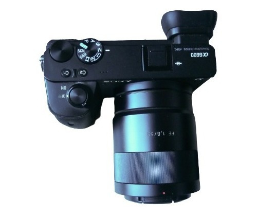  Sony Alpha 6600  Lente Fijo 55mm F1.8 Serie Zeiss Fe